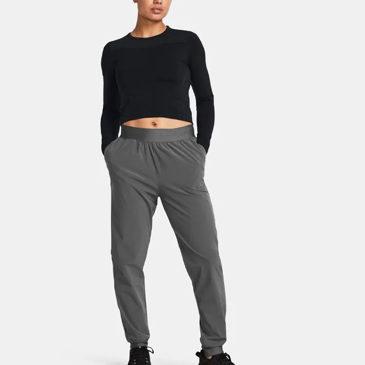 Under Armour UA Rival Knitted Sweatpants Women's Dark Gray-2