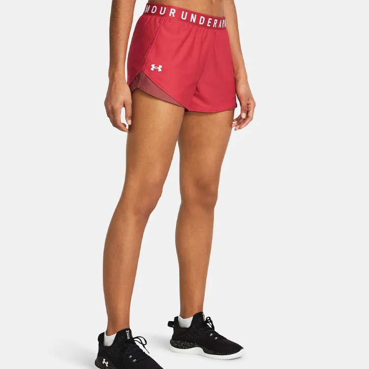 Under Armour A Play Up 3.0 Casual Shorts Women's Red To The Sun-2