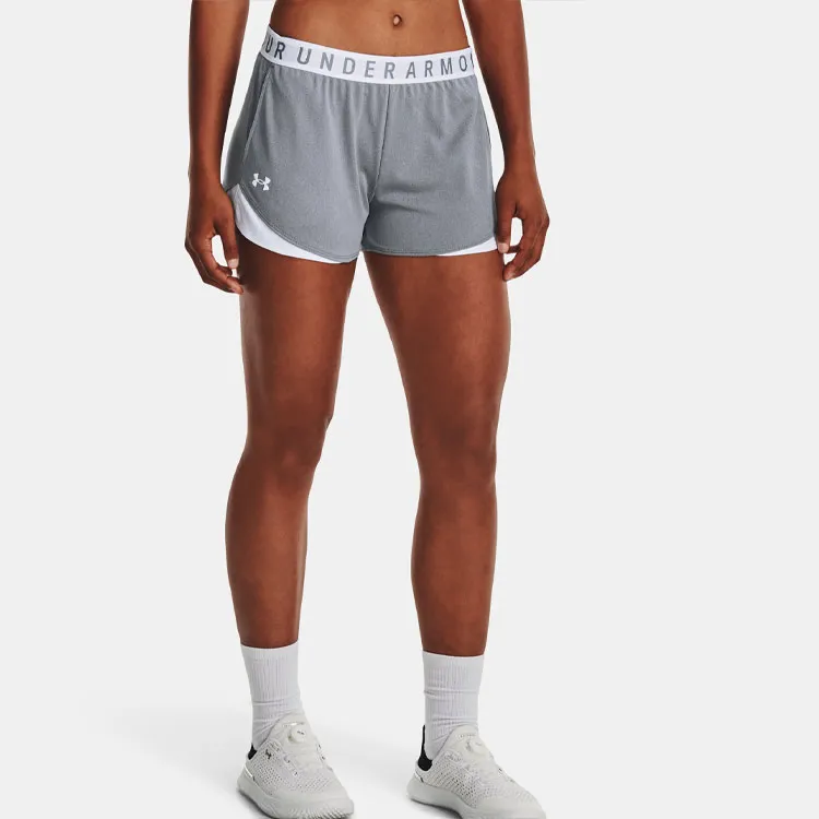 Under Armour A Play Up 3.0 Casual Shorts Women's Smoke Gray-3
