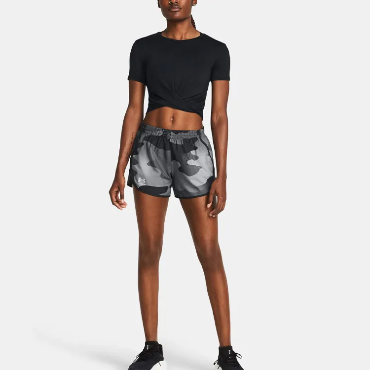 Under Armour UA Fly-By Freedom Casual Shorts Women's Modern Gray-2