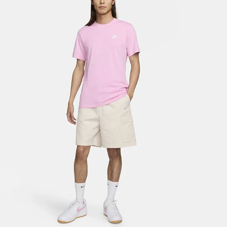 Nike Sportswear Club T Shirt Men's Pink-2