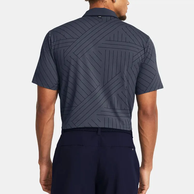 Under Armour UA Iso Chill Edge Polo Shirt Men's Tangpul Gray-3