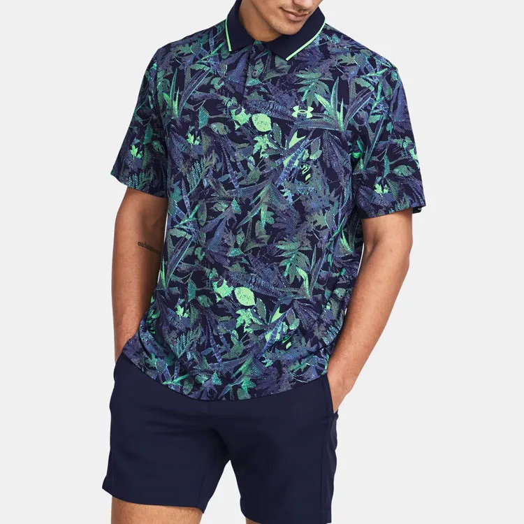 Under Armour UA Iso Chill Edge Polo Shirt Men's Marine Blue-2