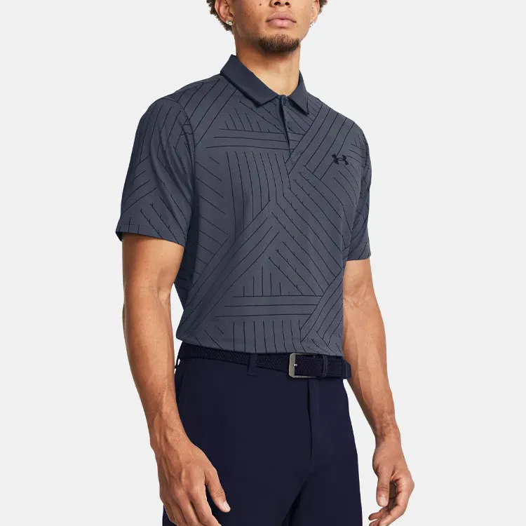 Under Armour UA Iso Chill Edge Polo Shirt Men's Tangpul Gray-2