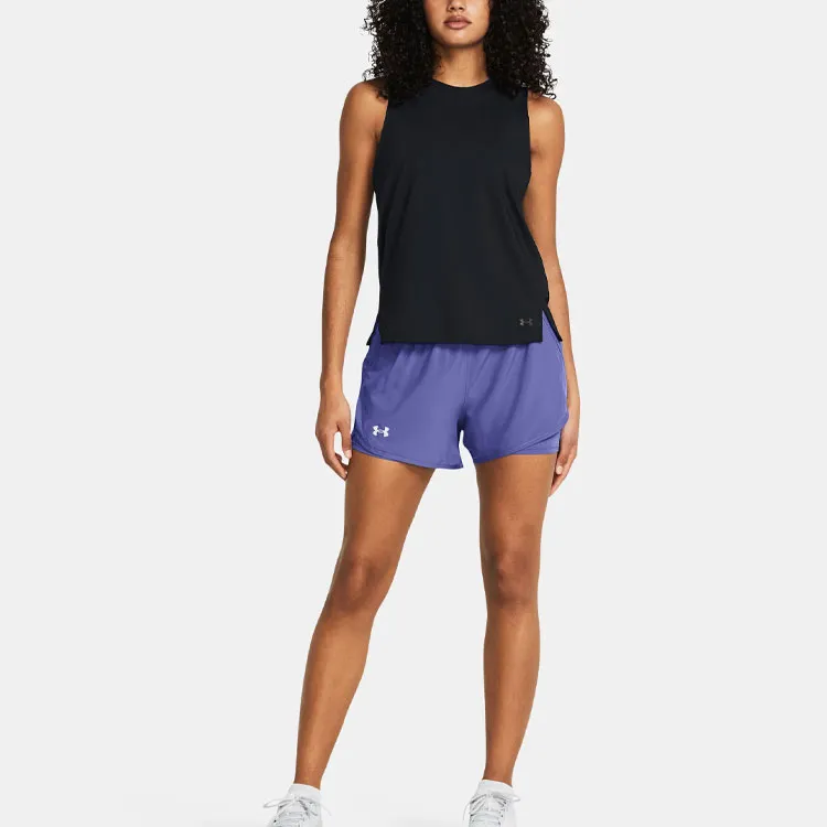 Under Armour UA Fly By Sports Shorts Women's Dark Violet-3