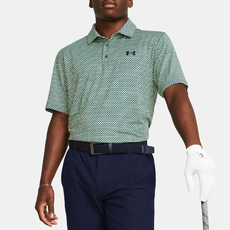 Under Armour UA Playoff Polo Shirt Men's Matrix Green-2