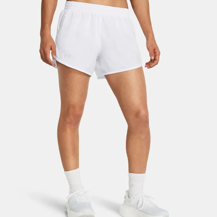 Under Armour UA Fly By Sports Shorts Women's White-4