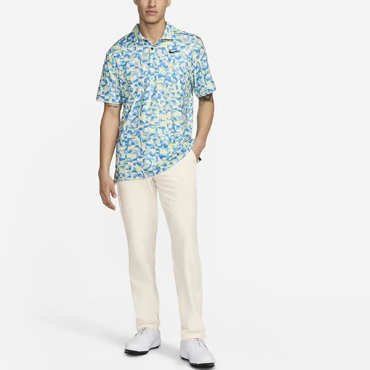 Nike Tour Polo Shirt Men's Light Photo Blue-2