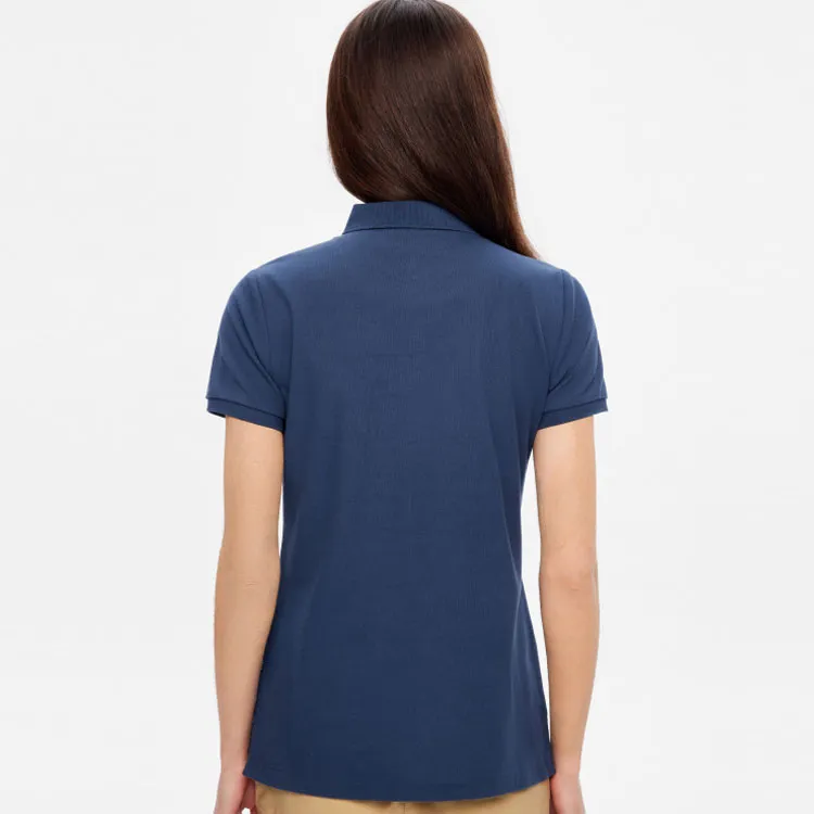 AIGLE Polo Shirt Women's Whale Blue-1