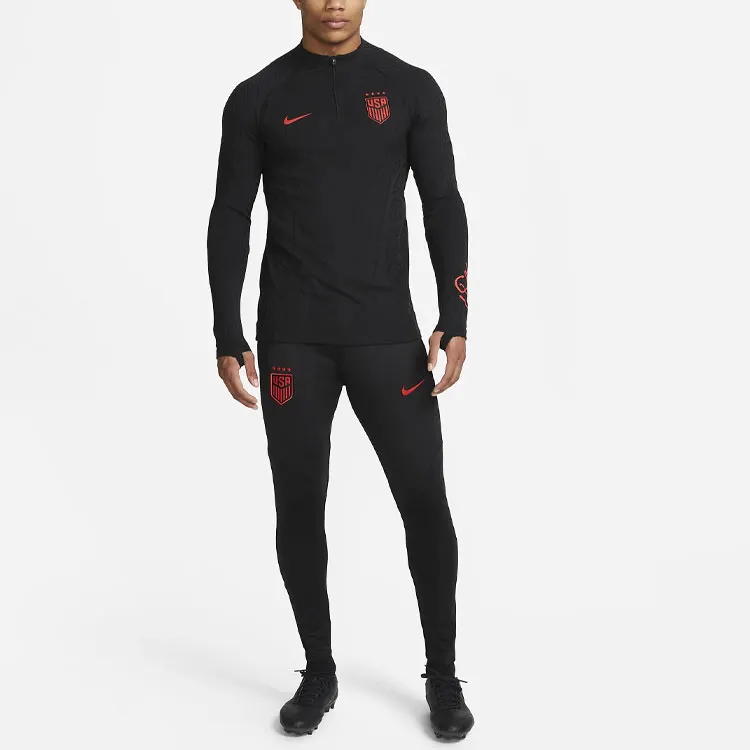 Nike USA Soccer Team Olympic Series U.S. Strike Knitted Sports Pants Men's Black-2