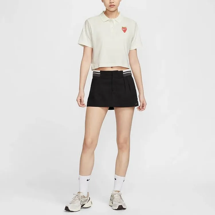 Nike Polo Shirt Women's Milk White-2