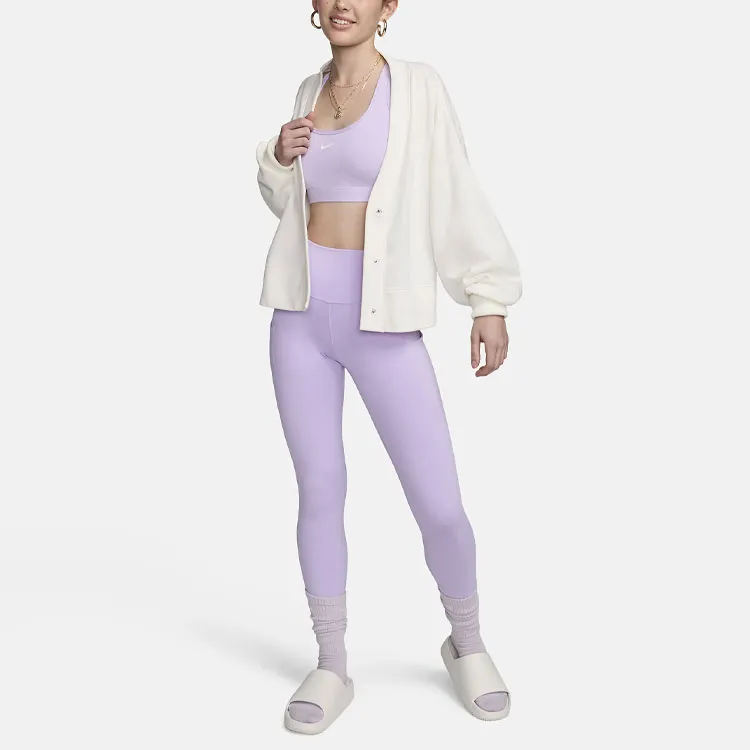 Nike One Leggings Women's Lilac Flowers-2