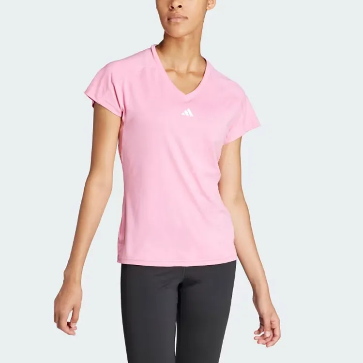 Adidas Raglan Sleeve T Shirt Women's Bliss Pink-2