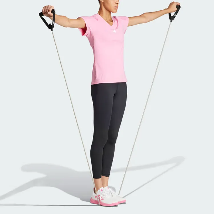 Adidas Raglan Sleeve T Shirt Women's Bliss Pink-3
