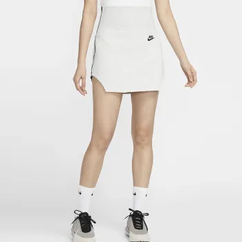 Nike SS24 Sportswear Tech Fleece Casual Short Skirts Women's Light Gray