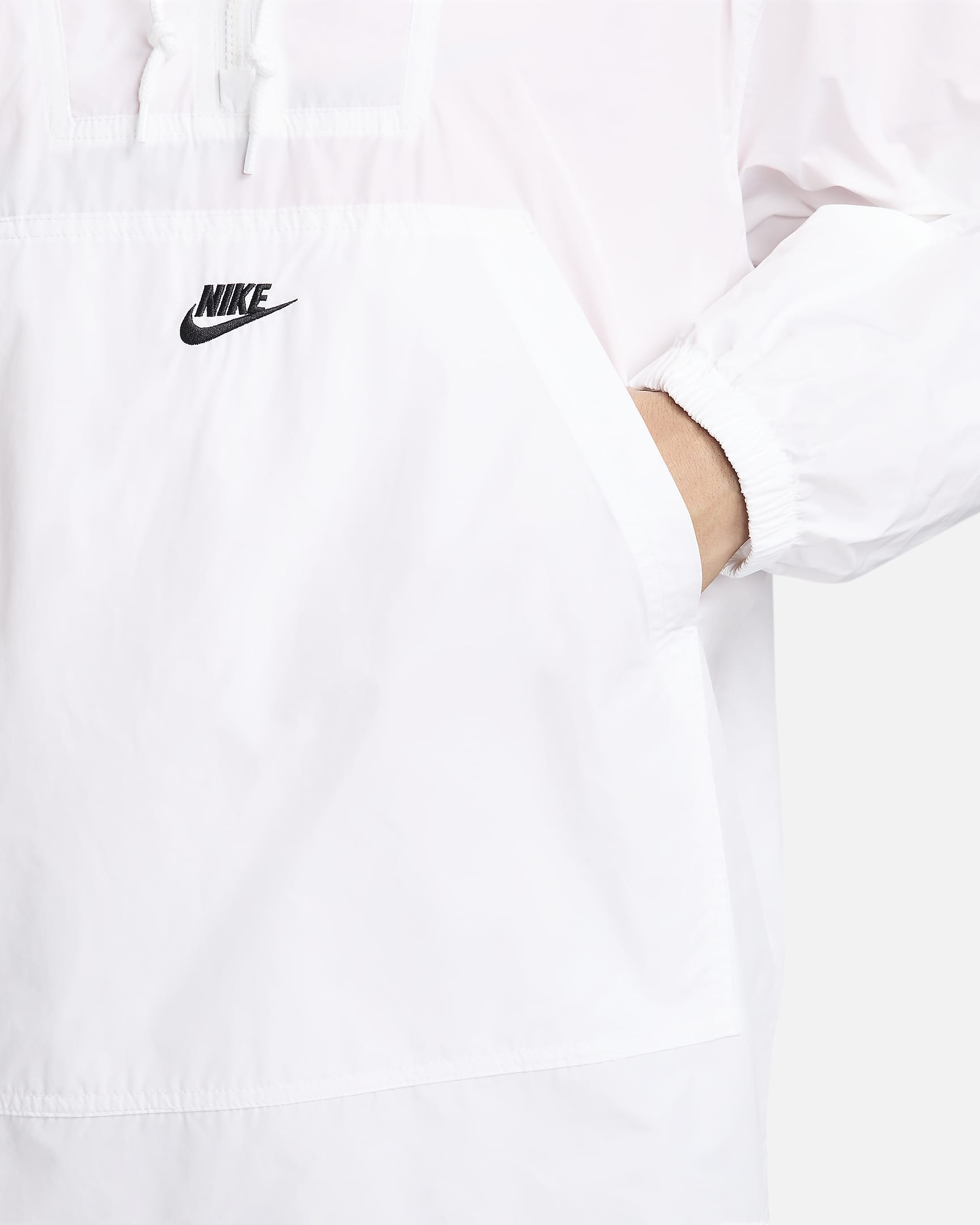 パーカー・フーディ Nike Club Marina Anorak White - Asia Nike Club Marina Anorak Sweatshirt Men's Sports Casual Top