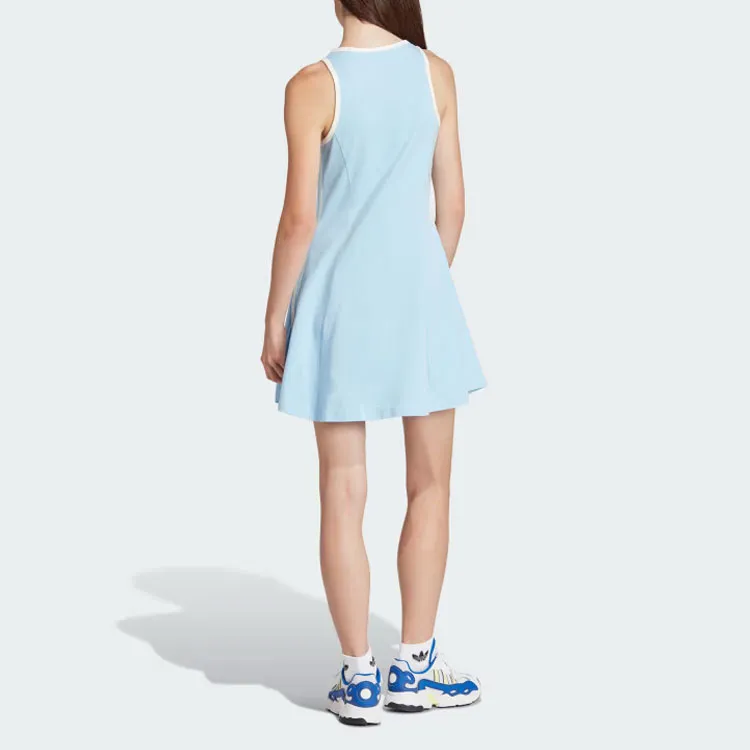 Adidas Originals Sleeveless Dress Women's Sky Blue-2