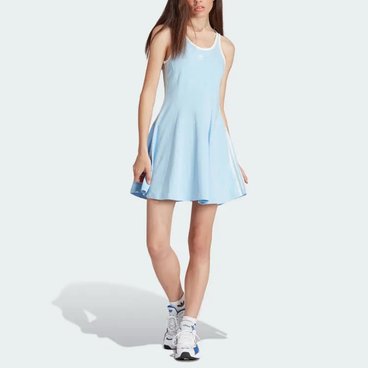 Adidas Originals Sleeveless Dress Women's Sky Blue-1