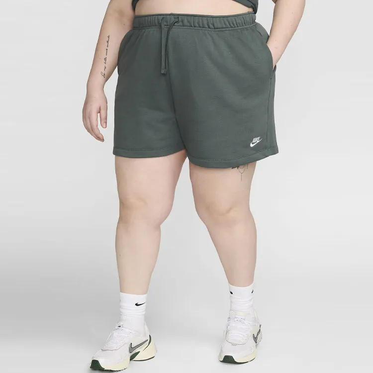 Nike Sportswear Club Fleece Casual Shorts Women's Vintage Green-3