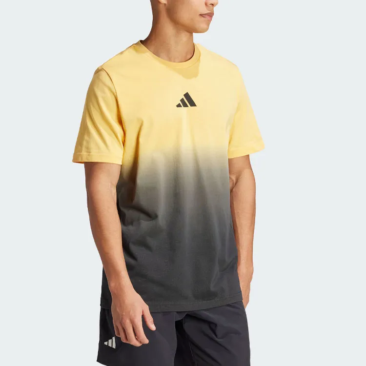 Adidas Regular T Shirt Men's Bright Yellow-2