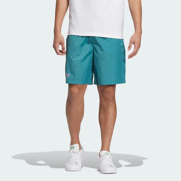 Adidas Originals Play Football Light Woven Shorts Sports Shorts Men's Arctic Ocean Blue-1