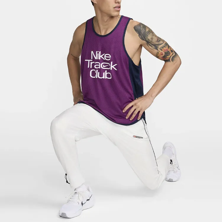 Nike Tank Tops Men Purple-3