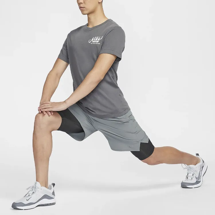 Nike Dri FIT Unlimited Casual Shorts Men's Smoke Gray-1