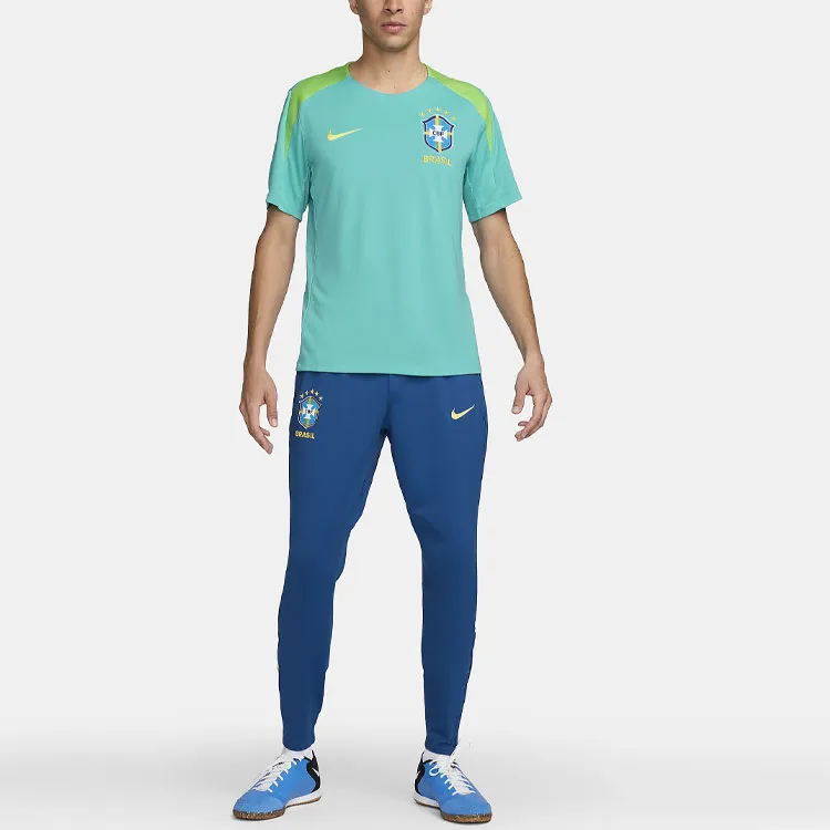 Nike Brazil Strike Men's Nike Dri FIT Soccer Short Sleeve Knit Top-3