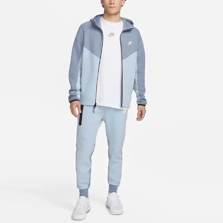 Nike Sportswear Tech Fleece Knitted Sweatpants Men's Light Armory Blue-2