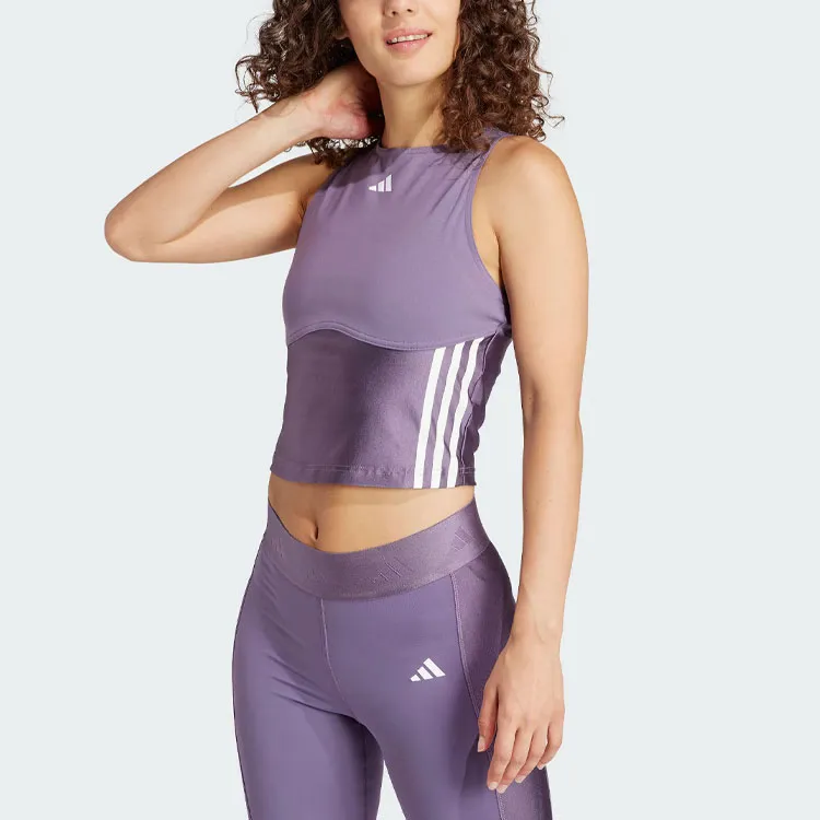 Adidas Tank Tops Women's Dark Gray Violet-1