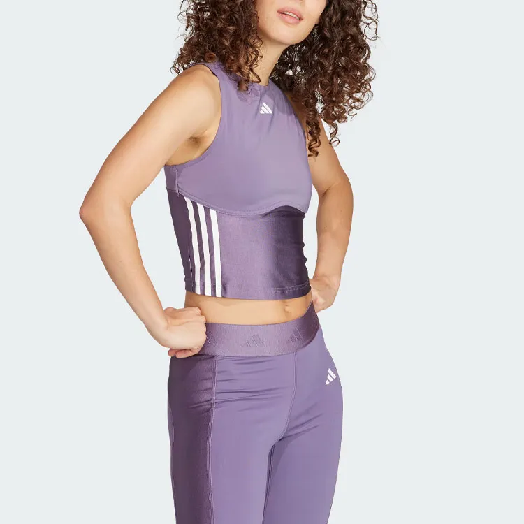 Adidas Tank Tops Women's Dark Gray Violet-3