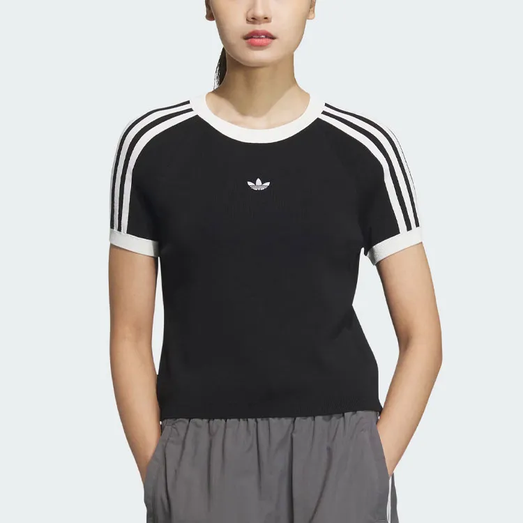 adidas originals Summer Knit T-Shirt Black-3