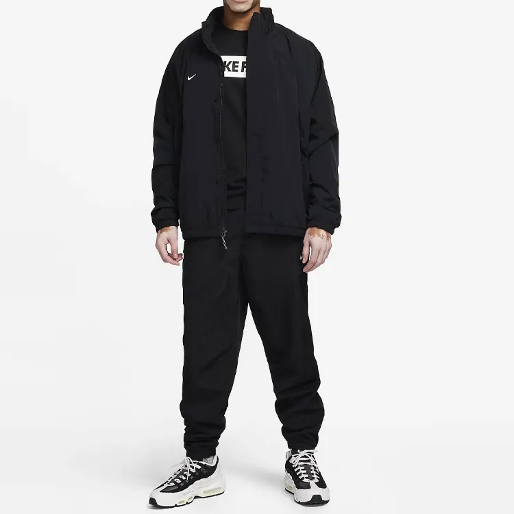 Nike Culture Of Football Jackets Coats Men's Black-2