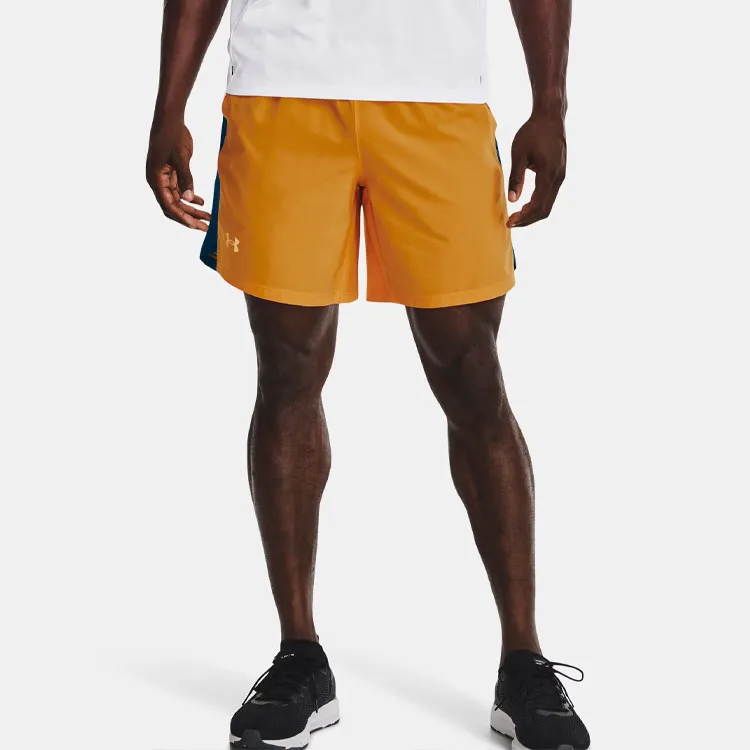 Under Armour UA Launch Run Casual Shorts Men's Orange-2