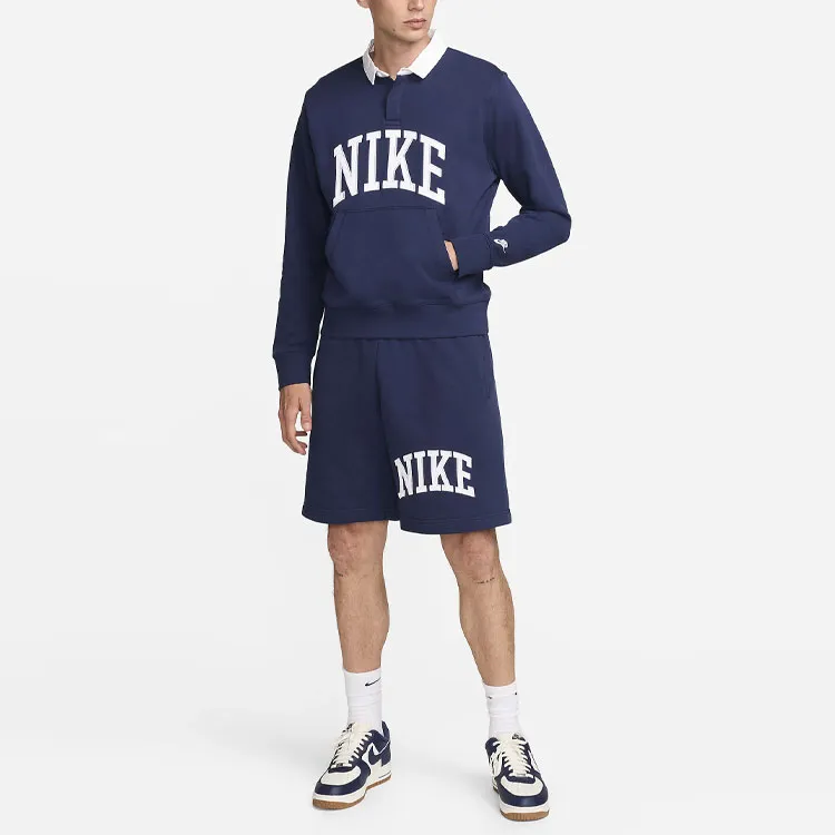 Nike Club Fleece Men's Long Sleeve Fleece Polo-2