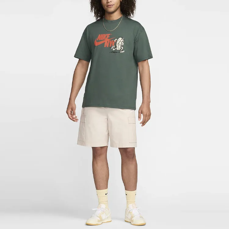 Nike T-Shirt Men's Vintage Green-2