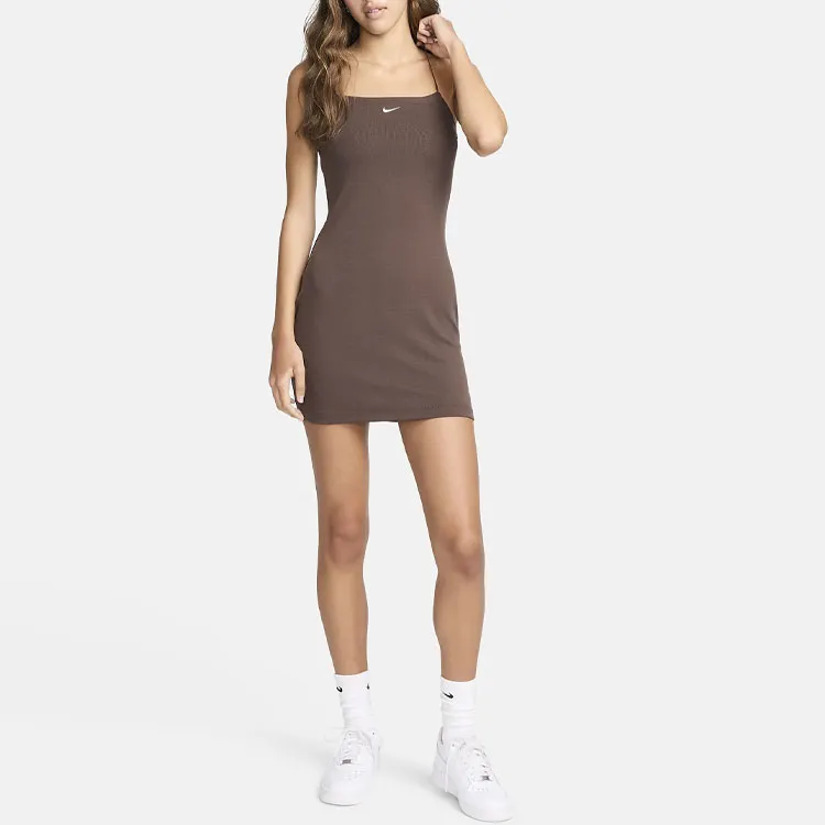 Nike Sportswear Chill Knit Women's Tight Mini-Rib Cami Dress-2