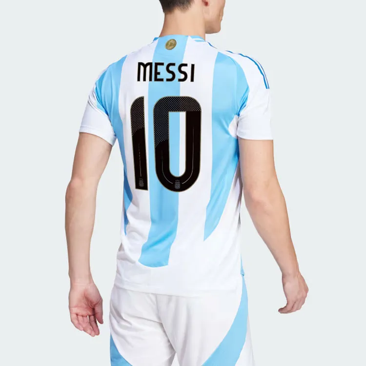 Adidas Argentina 2024 Messi Home Authentic Jersey-3