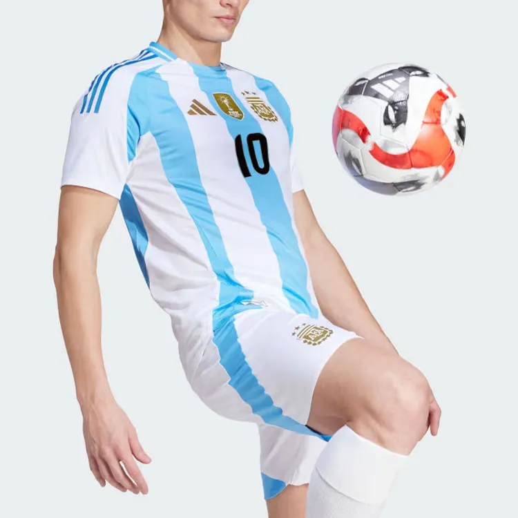 Adidas Argentina 2024 Messi Home Authentic Jersey-4