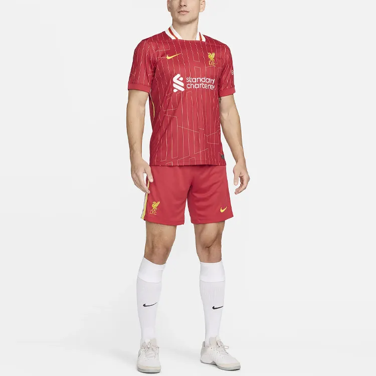 Nike Liverpool Fc 2024 Stadium Home Men's Nike Dri FIT Soccer Replica Shorts-1