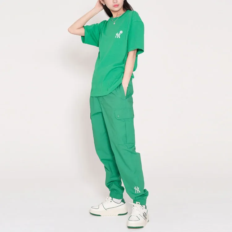 MLB New York Yankees Casual Pants Women's Light Green-3