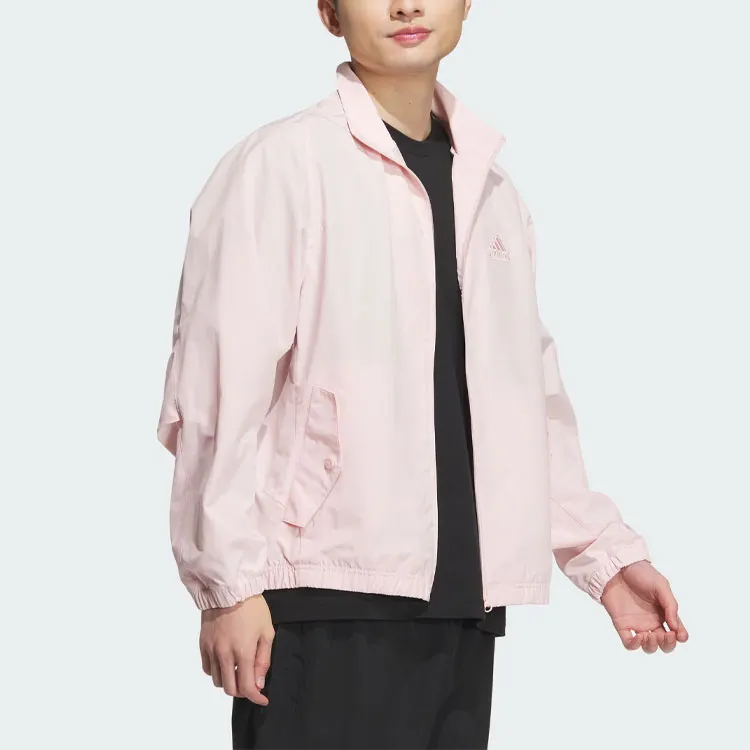 Adidas ST WOVEN JACKET Jackets Coats Unisex Sandy Brown Pink-3