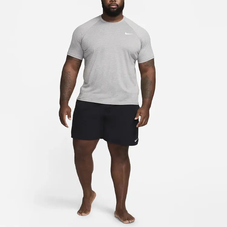 Nike Swim Men's Short Sleeve Hydroguard Extended Size-2