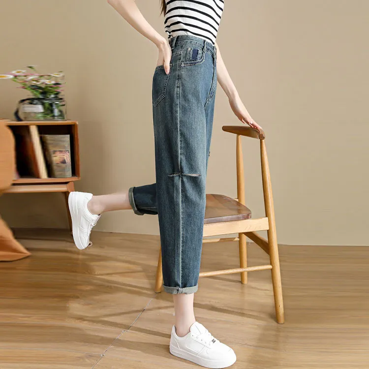 TERRE BLEUE Jeans Women's Blue-4