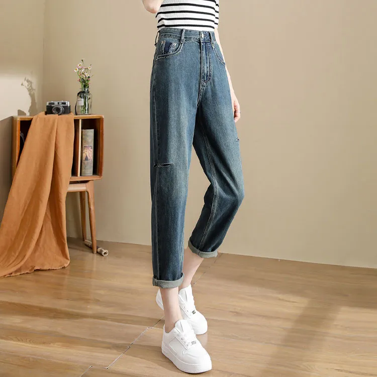 TERRE BLEUE Jeans Women's Blue-3