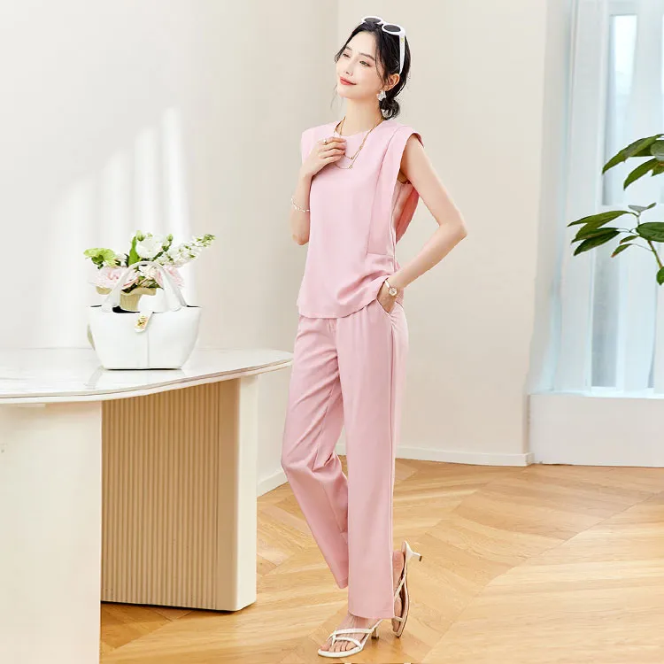 TERRE BLEUE Casual Suit Women's Pink-3