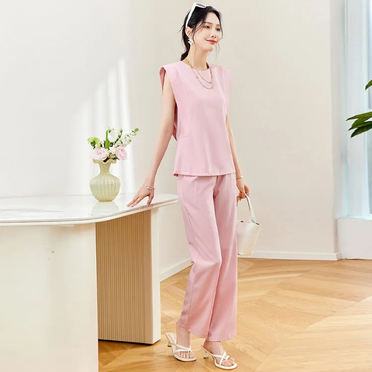 TERRE BLEUE Casual Suit Women's Pink-1