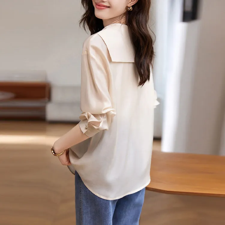 Mo Han Yi Mei Shirt Women's Champagne-1