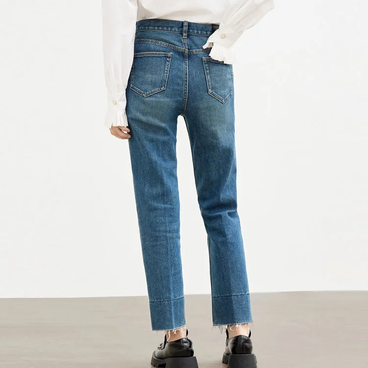MO&CO Jeans Women's Denim Blue-1
