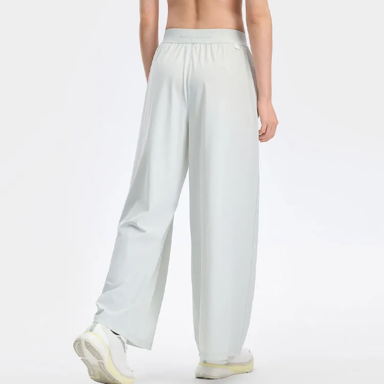 FILA Athletics Knitted Sweatpants Women's Moon Silver Gray-2